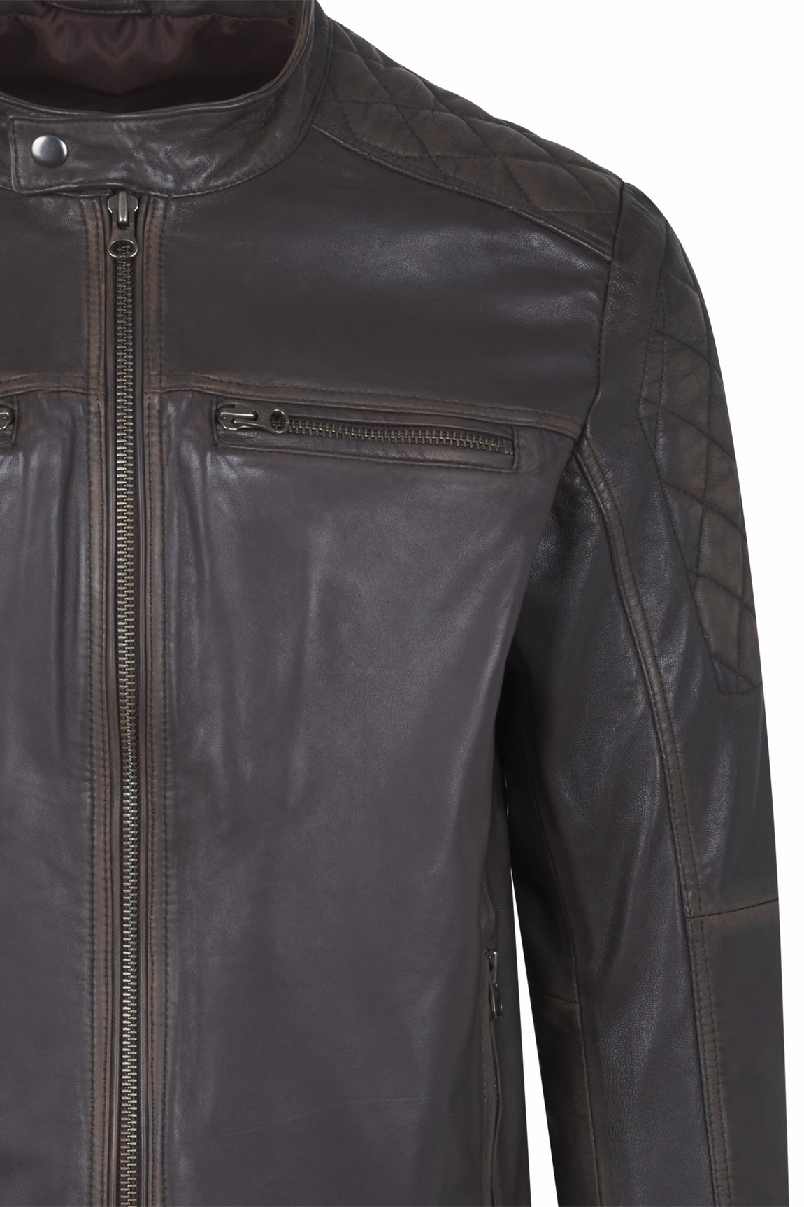 BLOUSON EN CUIR BROMONT