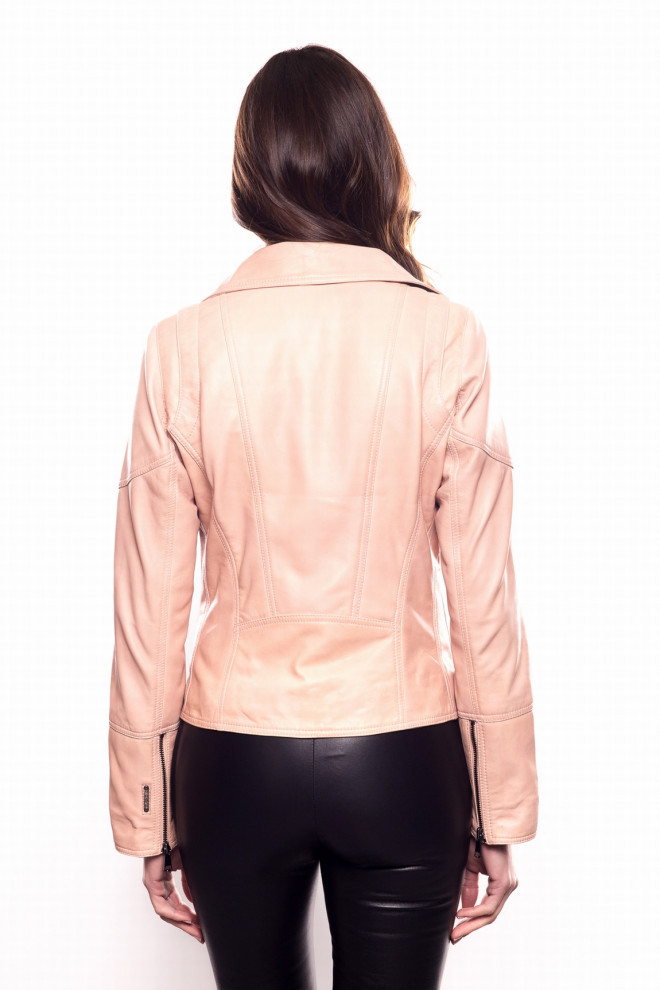 LAMB LEATHER BIKER JACKET LOVELY WODY