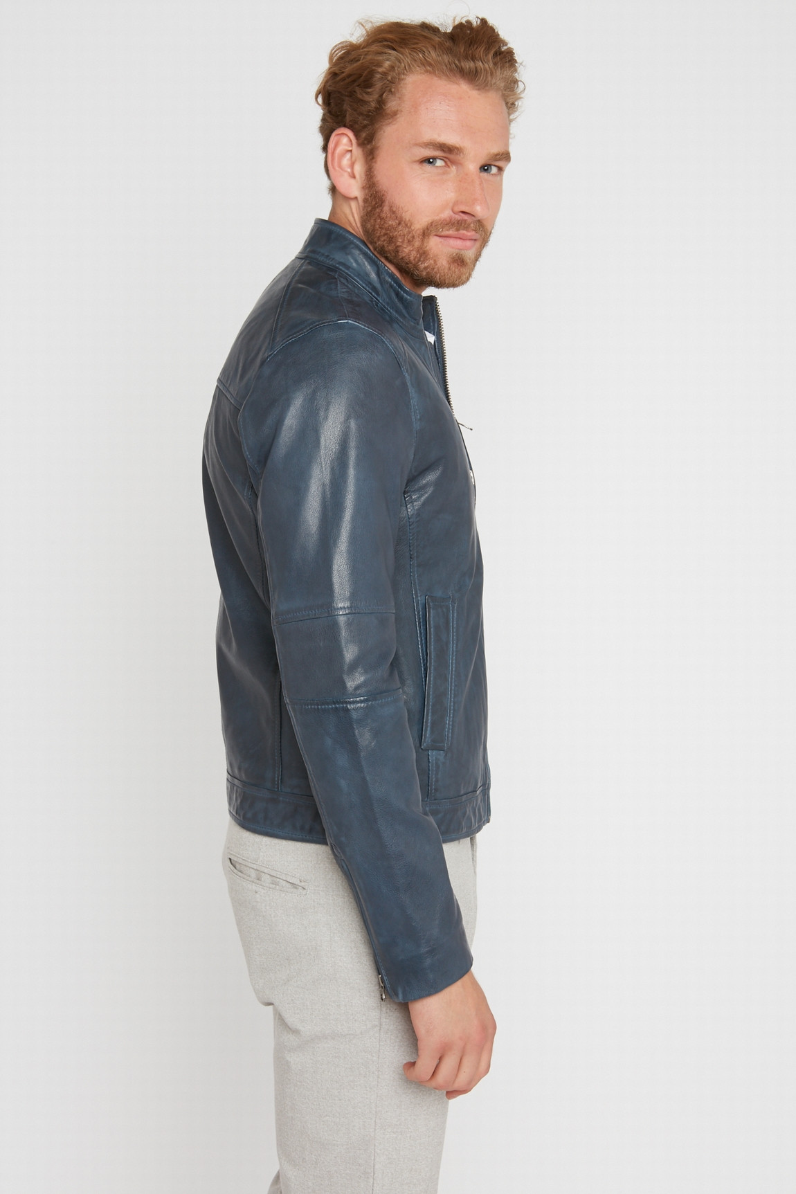 BLOUSON EN CUIR OLIVER