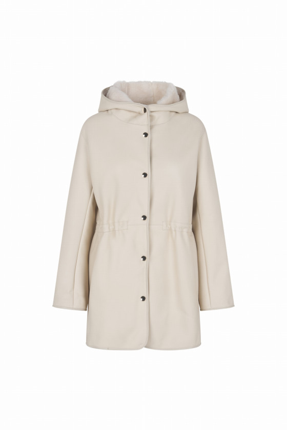 MANTEAU EN PEAU RETOURNÉE CARIBOU LAC