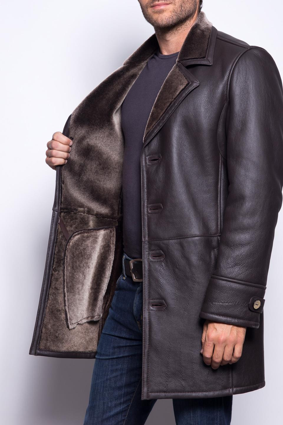 MANTEAU EN MOUTON RETOURNE JONES THR