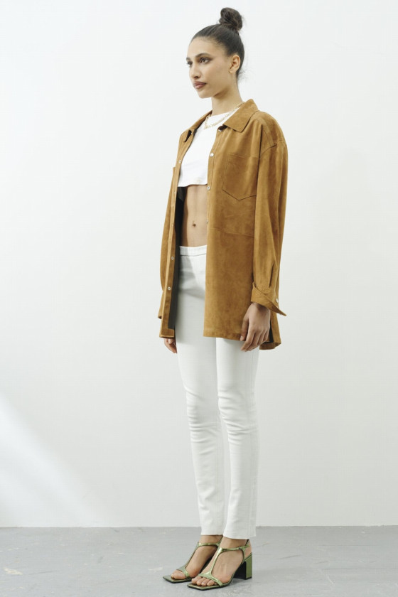 CHEMISE EN DAIM KUMETTE VEL