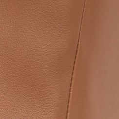 ROBE CUIR SANS MANCHES BICOLOR NELIA WAXY