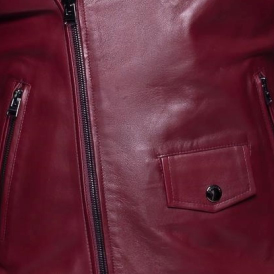 BLOUSON AGNEAU SCARO WAXY